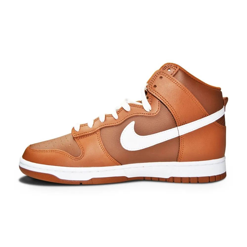 Mens Nike Dunk High Retro "Chocolate" - DJ6189 200 - Pecan White Cacao Wow Pecan