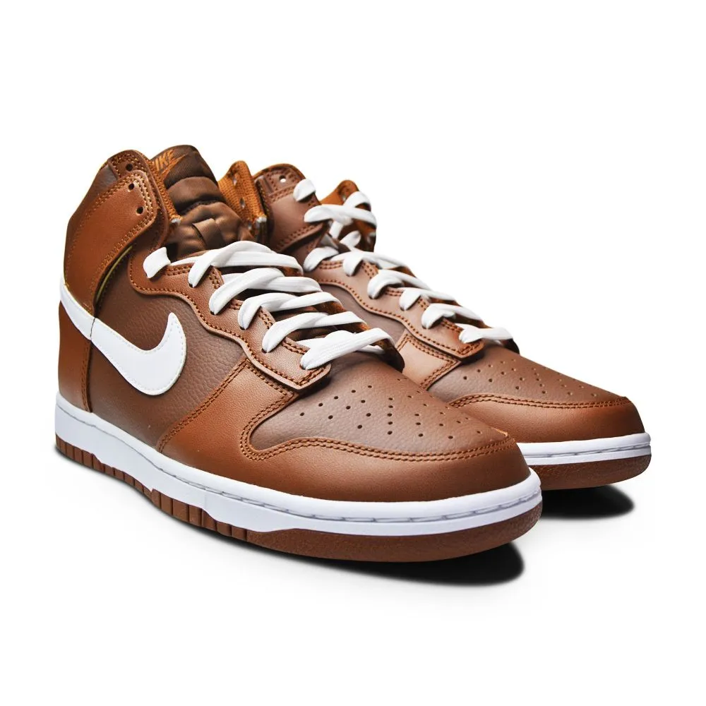 Mens Nike Dunk High Retro "Chocolate" - DJ6189 200 - Pecan White Cacao Wow Pecan