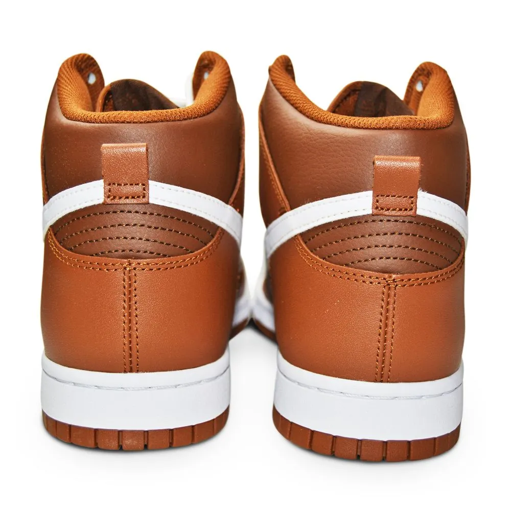 Mens Nike Dunk High Retro "Chocolate" - DJ6189 200 - Pecan White Cacao Wow Pecan