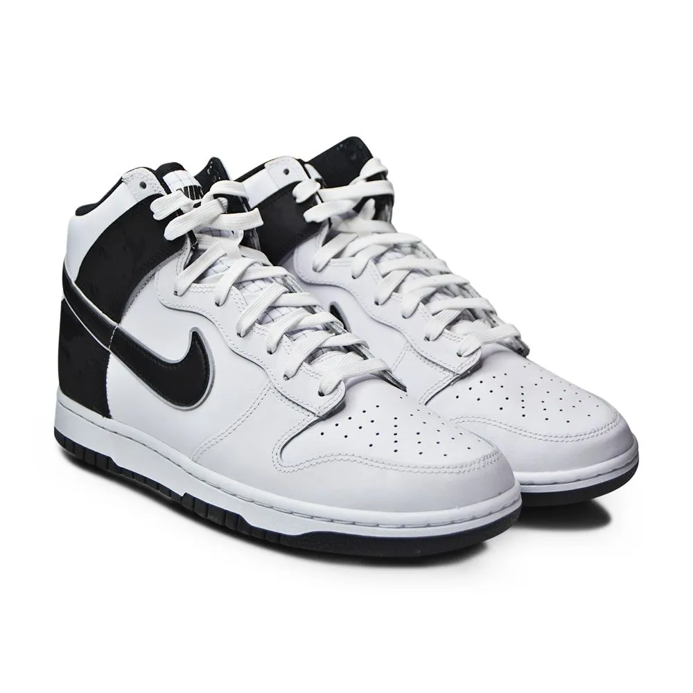 Mens Nike Dunk High Retro SE - DD3359 100 - White Black White