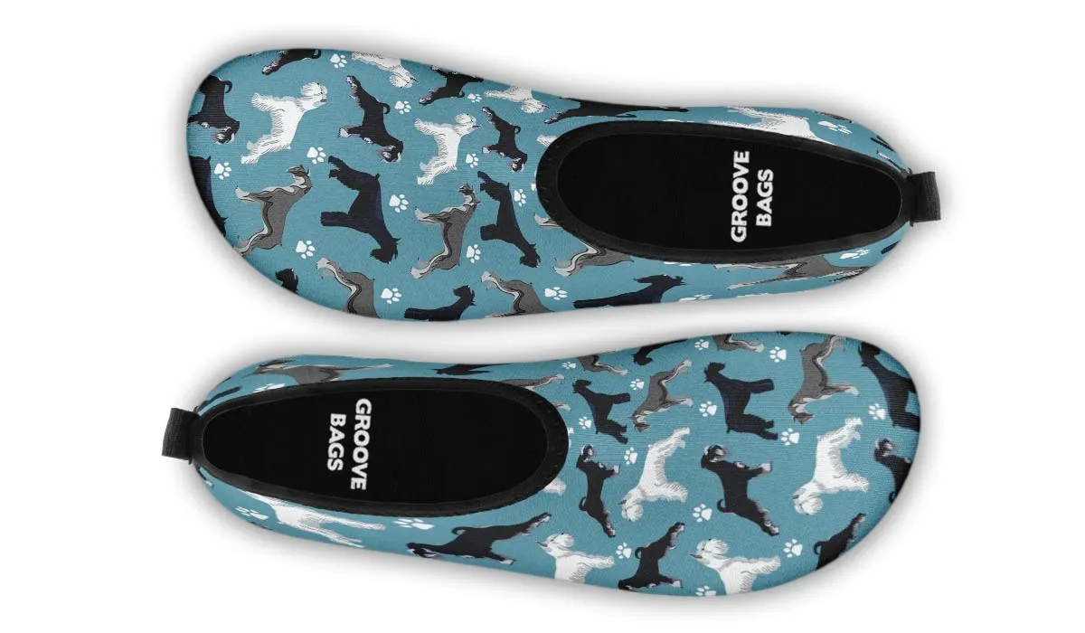 Miniature Schnauzer Aqua Barefoot Shoes