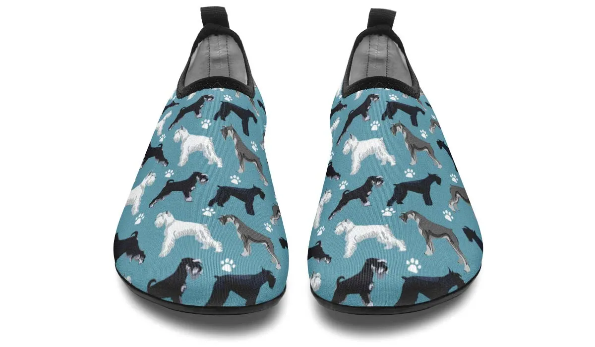 Miniature Schnauzer Aqua Barefoot Shoes