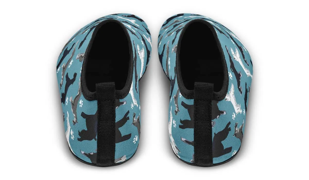 Miniature Schnauzer Aqua Barefoot Shoes