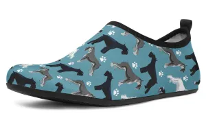Miniature Schnauzer Aqua Barefoot Shoes