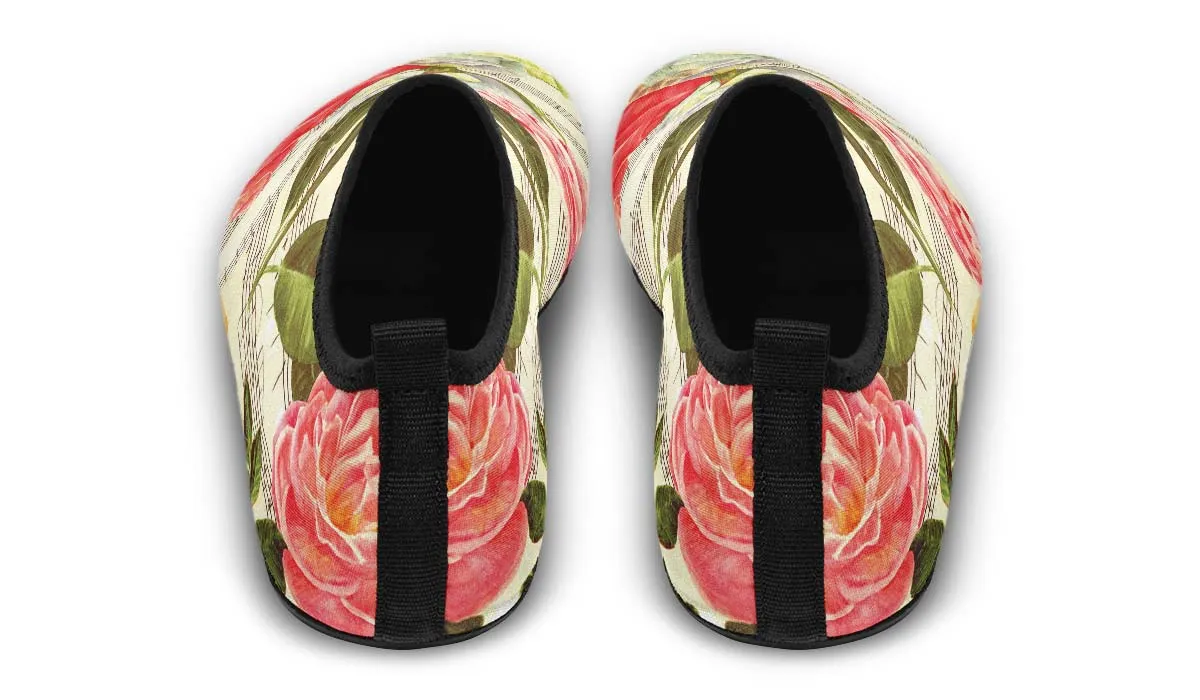 Music Roses Aqua Barefoot Shoes