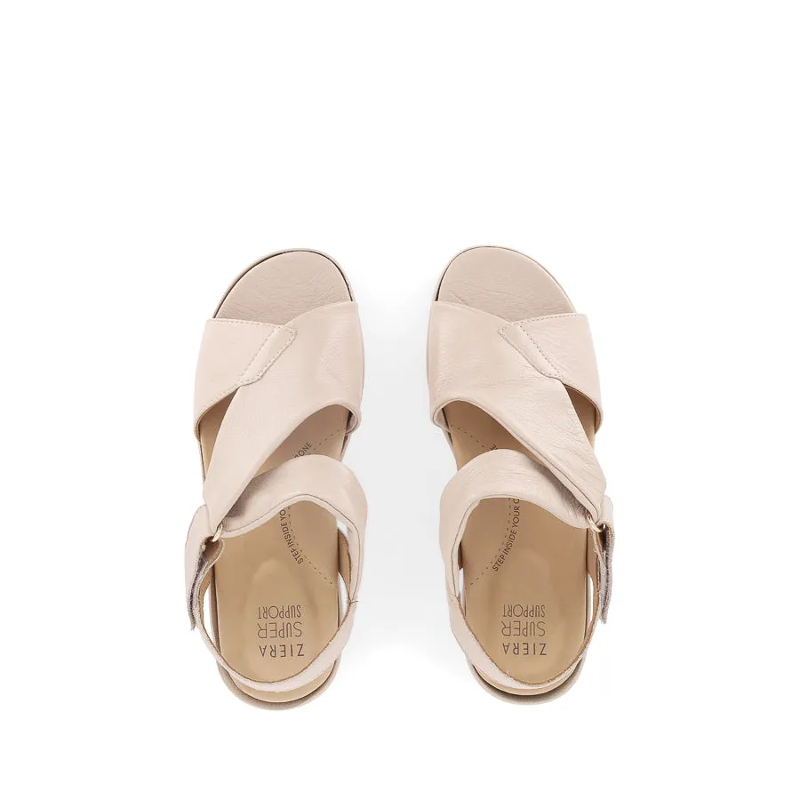 NAZLY 2 XW - NUDE LEATHER