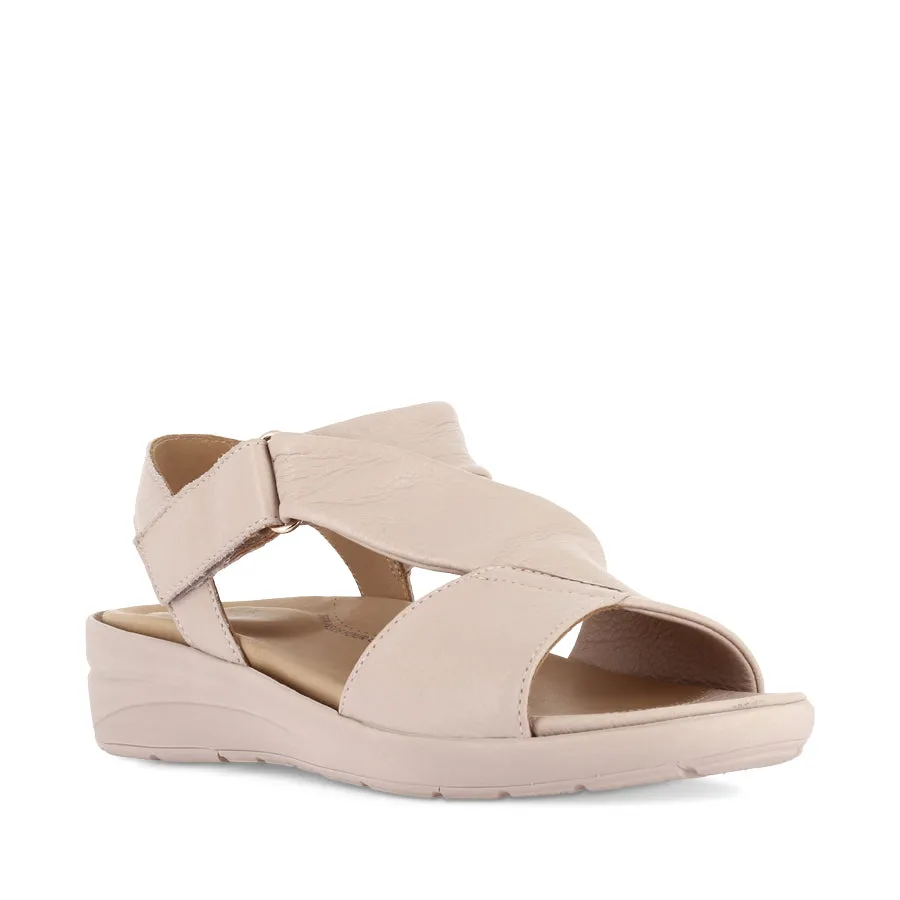 NAZLY 2 XW - NUDE LEATHER