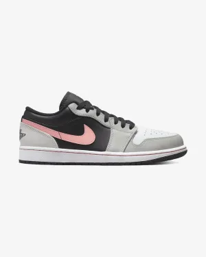 NIKE AIR JORDAN1 LOW BLACK GREY PINK