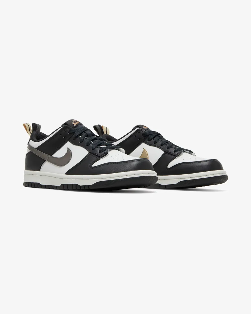 NIKE DUNK LOW METALLIC BLACK WHITE GS