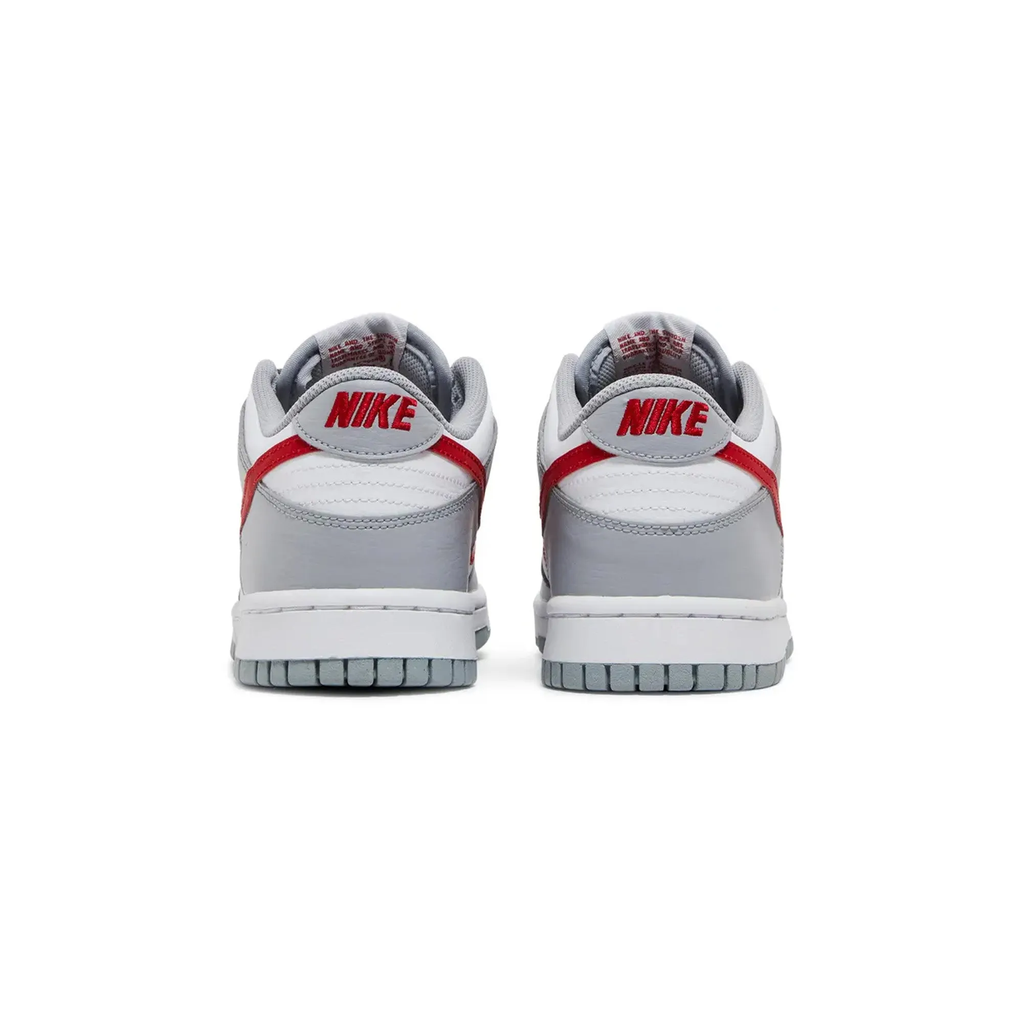 Nike Dunk Low 'White Grey Red' GS (2022)