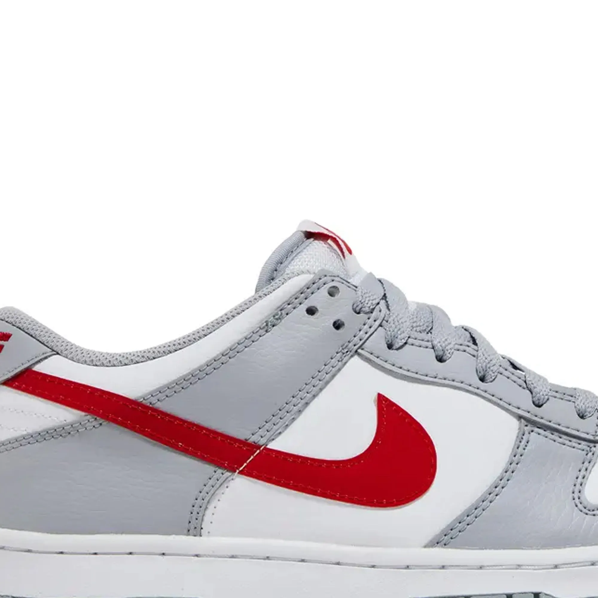 Nike Dunk Low 'White Grey Red' GS (2022)