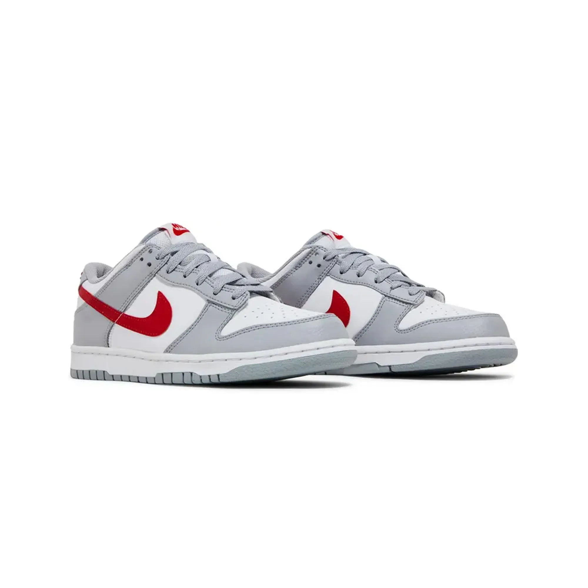 Nike Dunk Low 'White Grey Red' GS (2022)