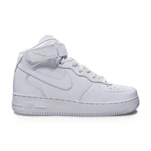 NIKE Men's Air Force 1 Mid '07 Sneaker Triple White