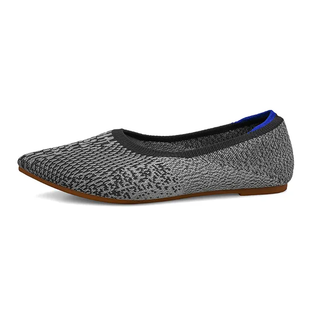 Ninsar Women's Flat Black Shoes