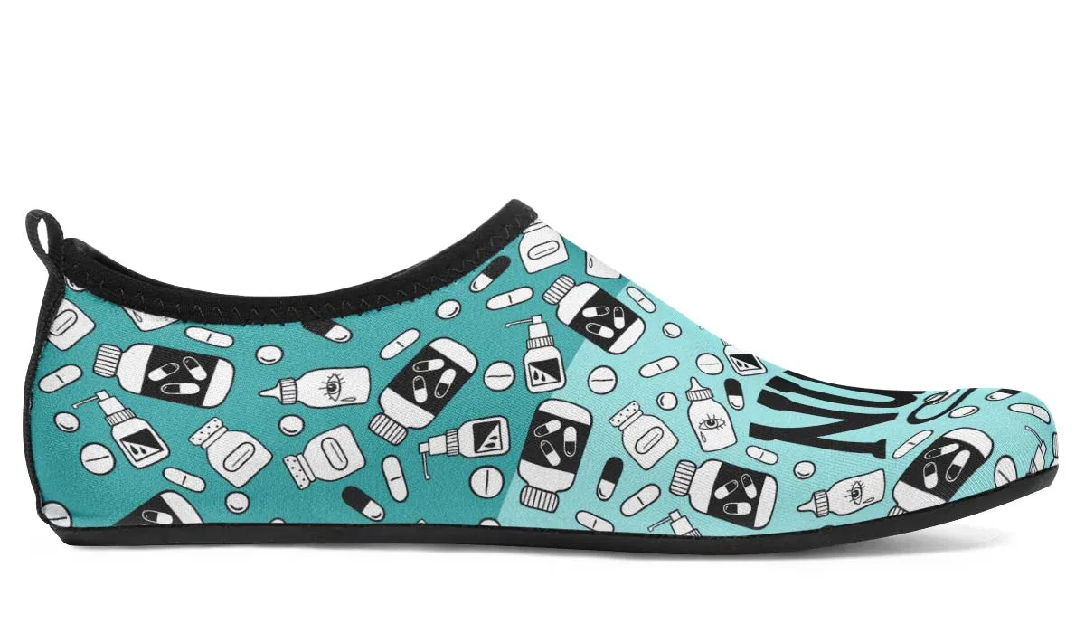 Nurse Care Aqua Barefoot Shoes