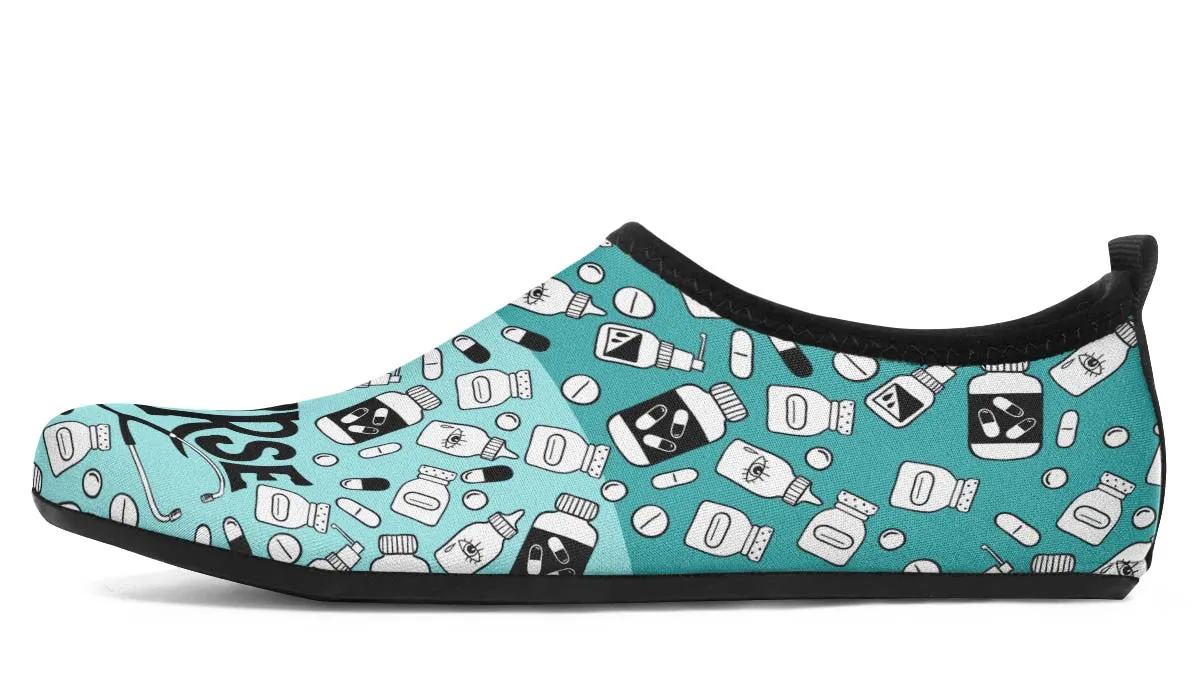 Nurse Care Aqua Barefoot Shoes