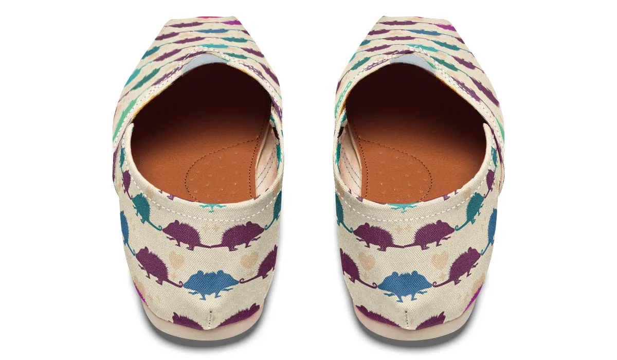 Opossum Pattern Casual Shoes