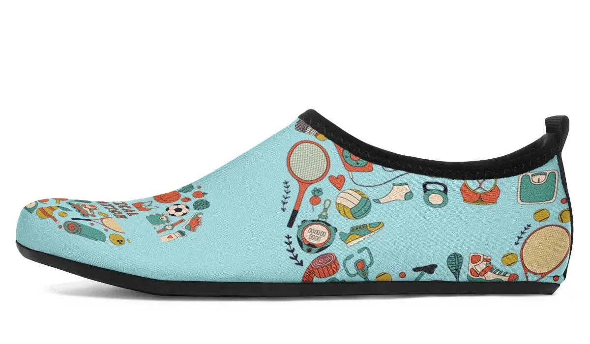 P.E. Teacher Aqua Barefoot Shoes