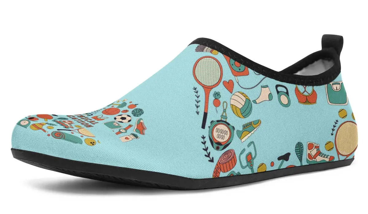 P.E. Teacher Aqua Barefoot Shoes