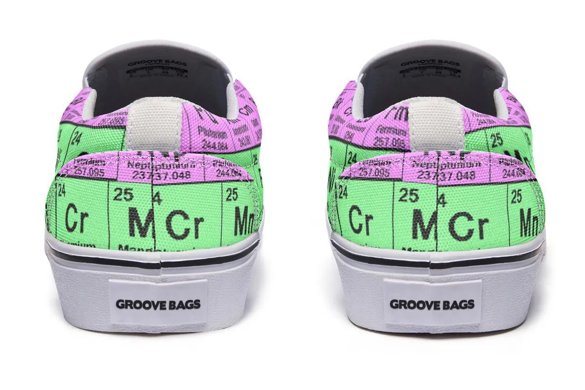 Periodic Table Slip-On Shoes