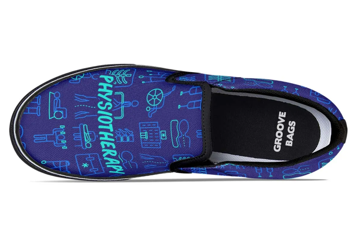 Physiotherapy Pattern Slip-On Shoes