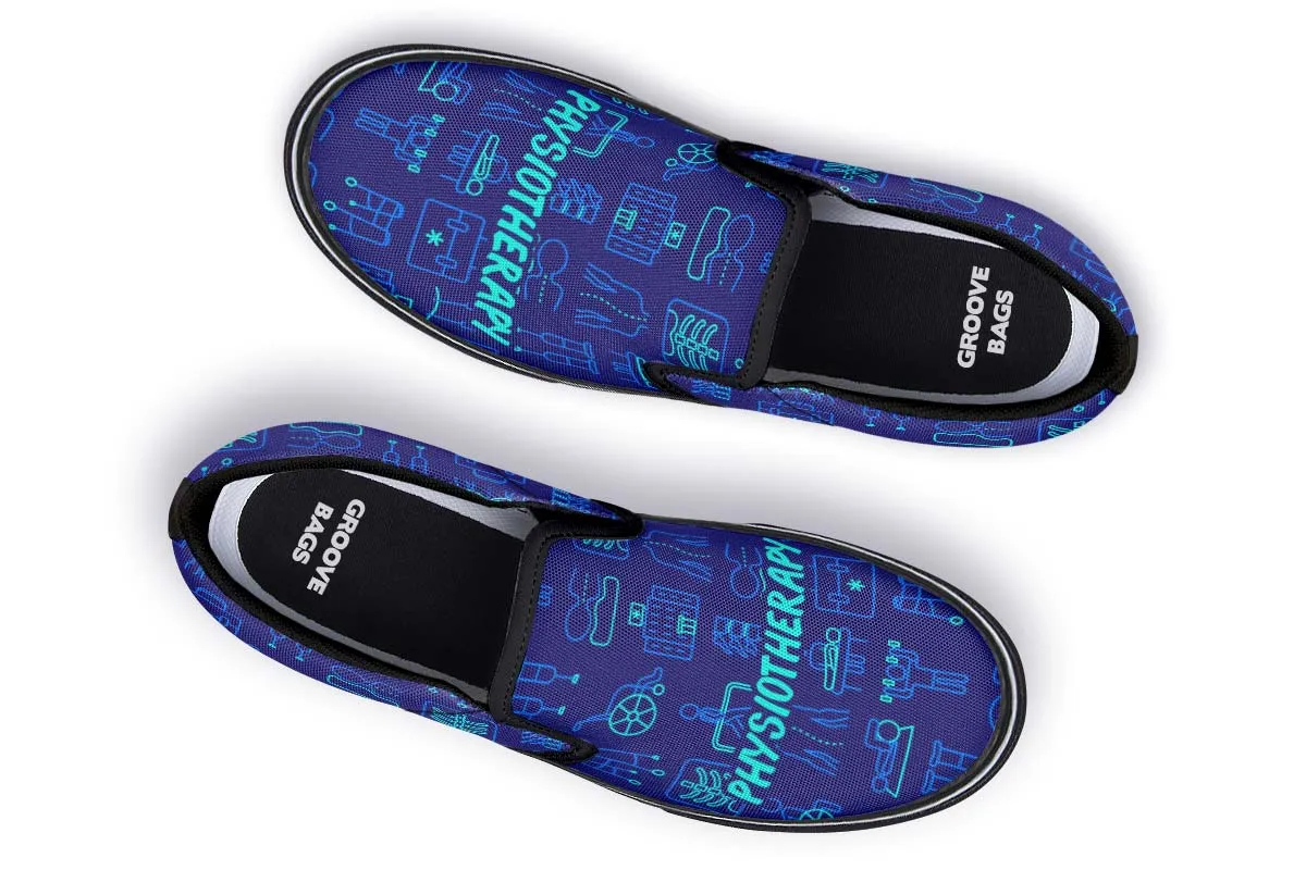 Physiotherapy Pattern Slip-On Shoes
