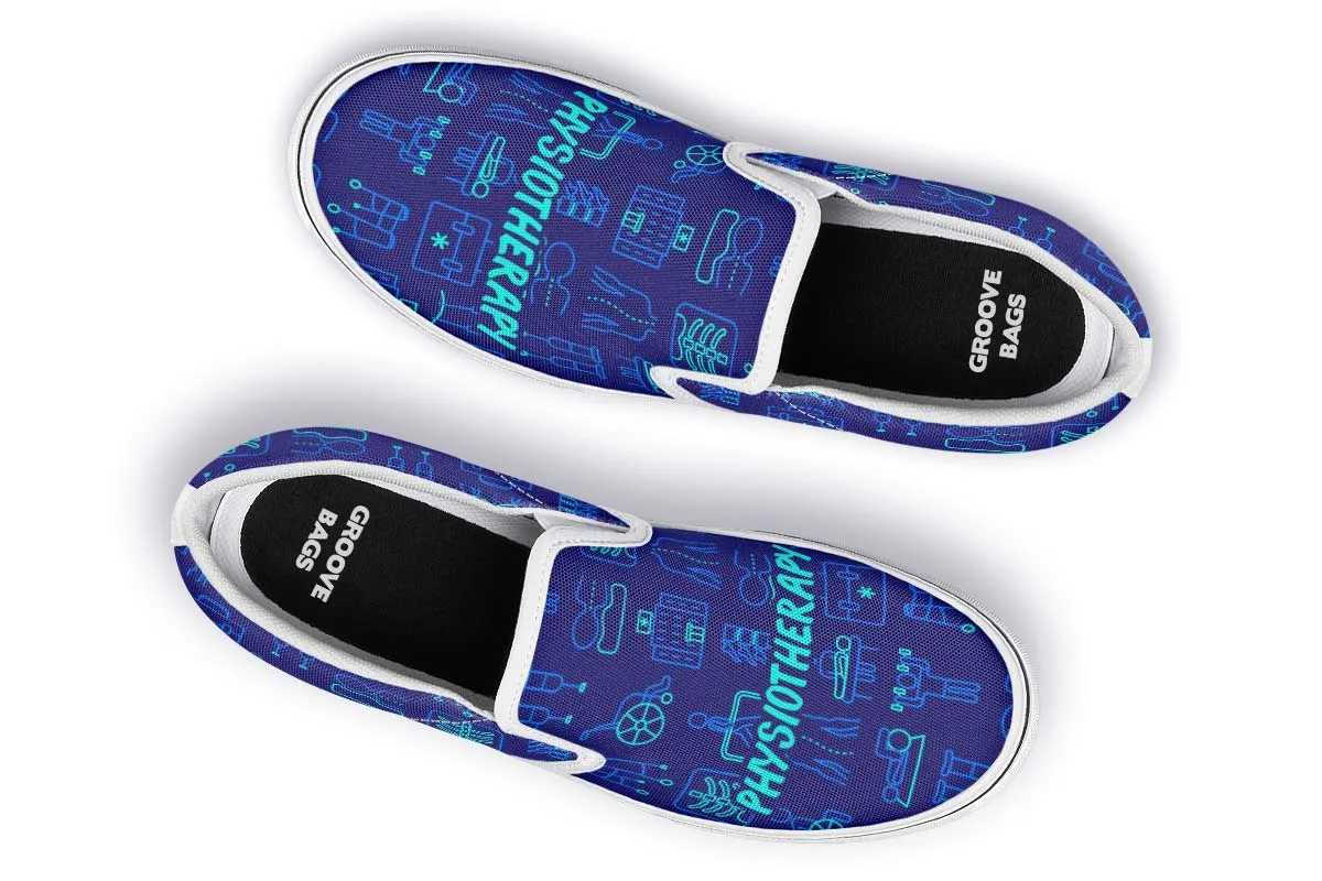 Physiotherapy Pattern Slip-On Shoes