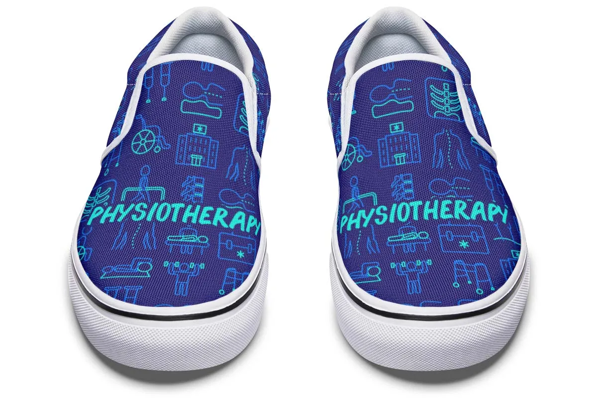 Physiotherapy Pattern Slip-On Shoes