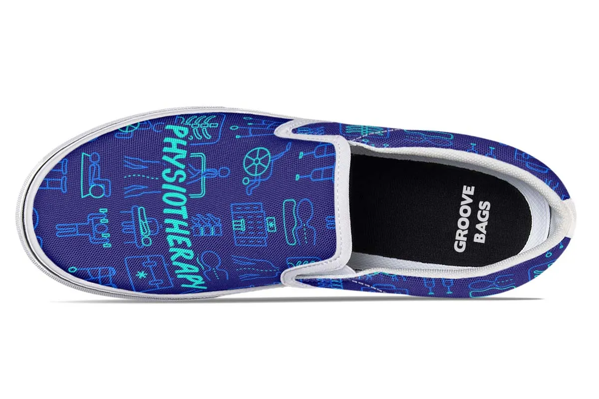 Physiotherapy Pattern Slip-On Shoes