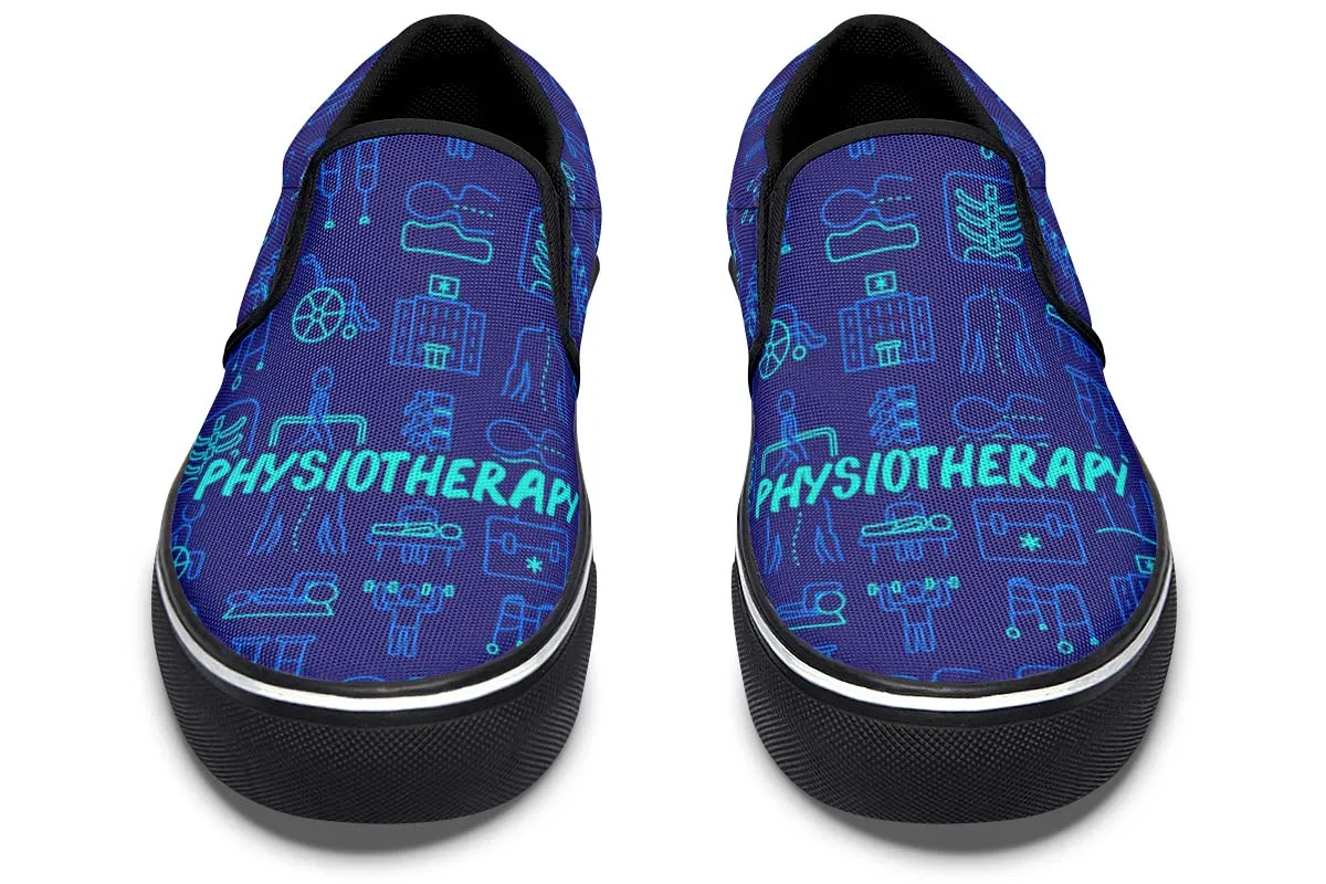 Physiotherapy Pattern Slip-On Shoes