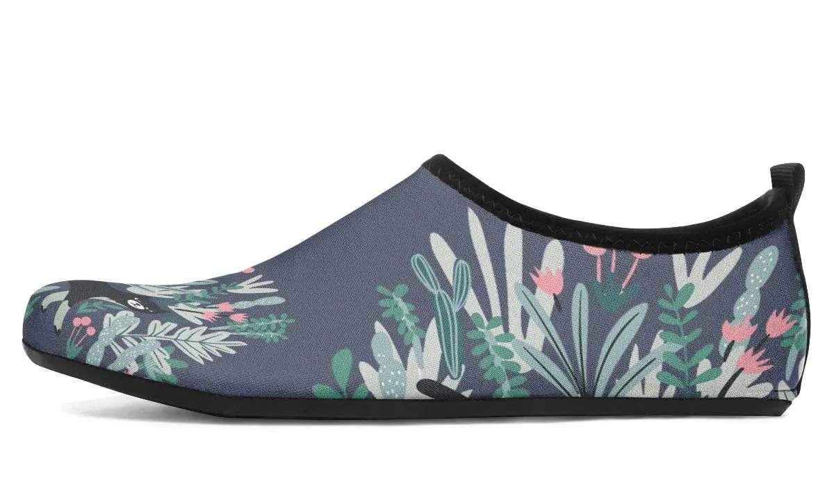 Plants Cats Aqua Barefoot Shoes