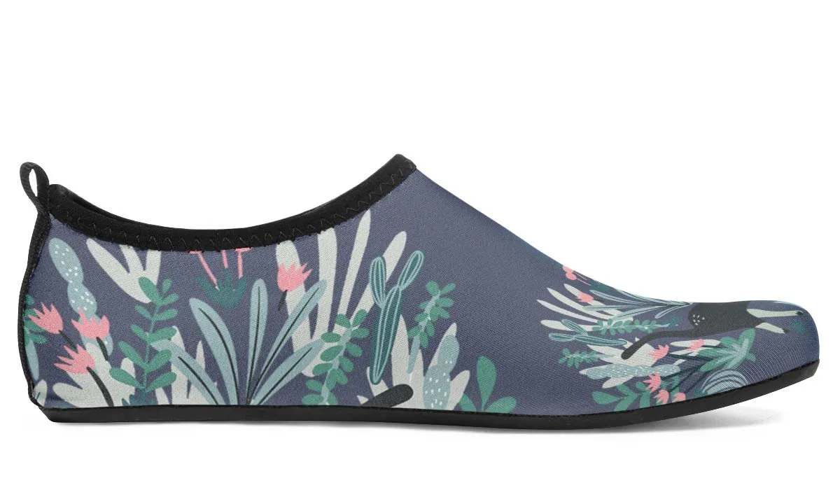 Plants Cats Aqua Barefoot Shoes