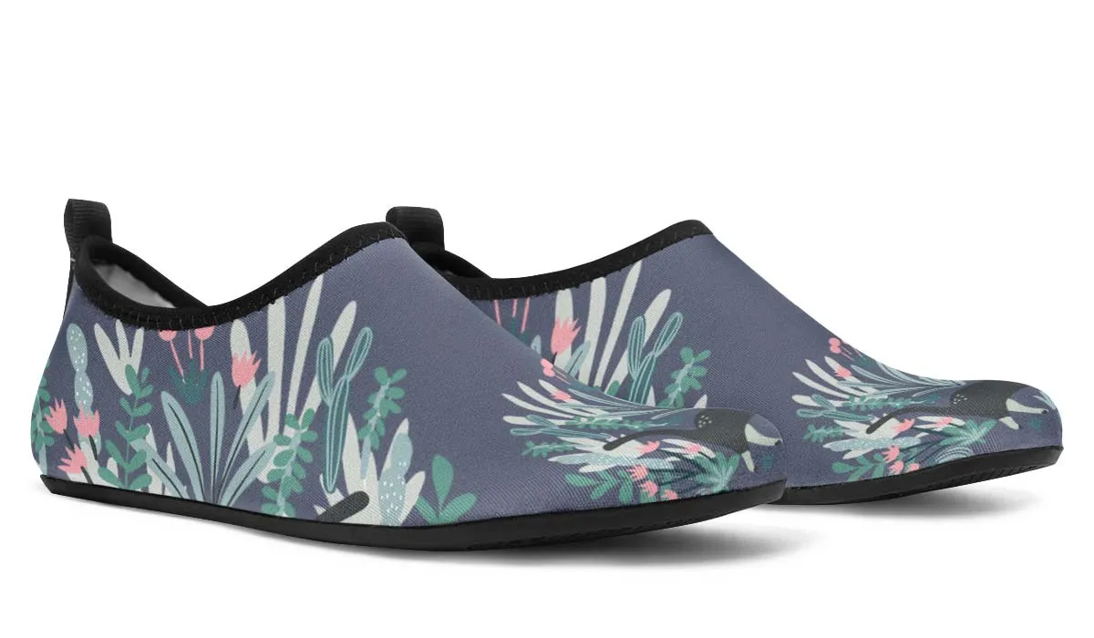 Plants Cats Aqua Barefoot Shoes