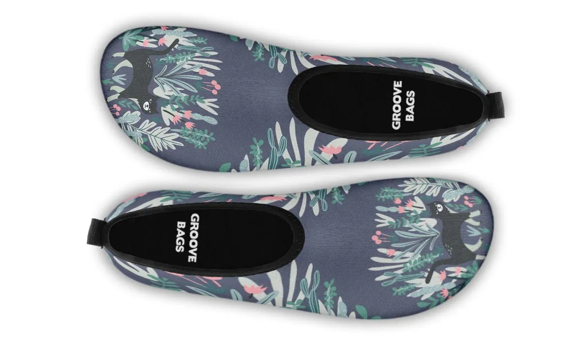 Plants Cats Aqua Barefoot Shoes