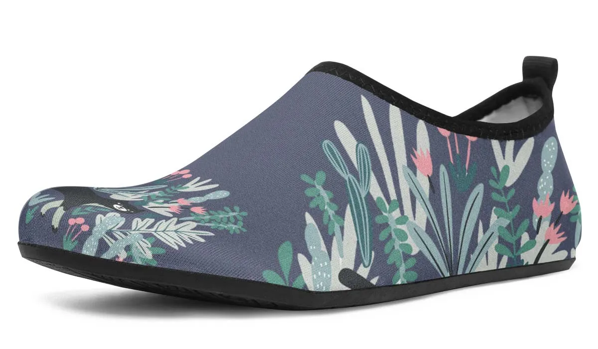 Plants Cats Aqua Barefoot Shoes