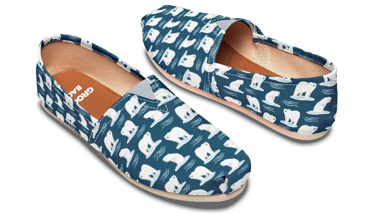 Polar Bear Pattern Casual Shoes