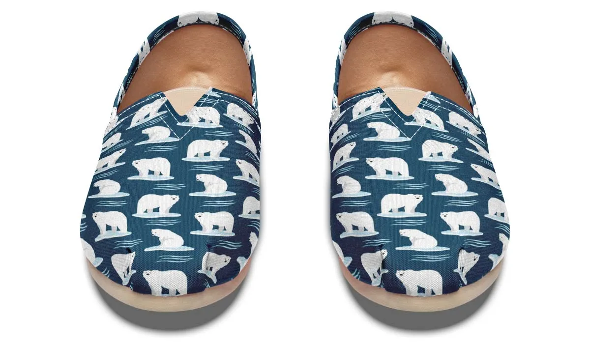 Polar Bear Pattern Casual Shoes