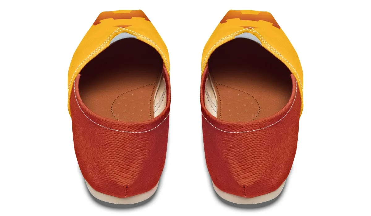 Pumpkin Face Casual Shoes