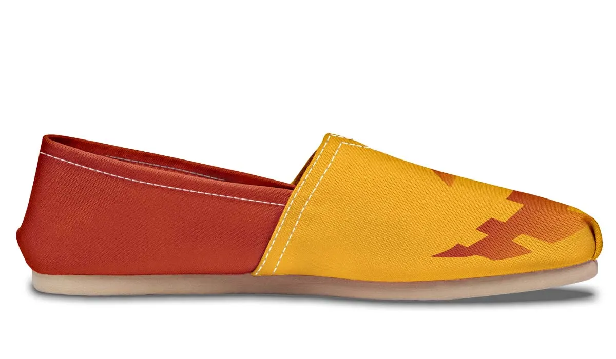 Pumpkin Face Casual Shoes