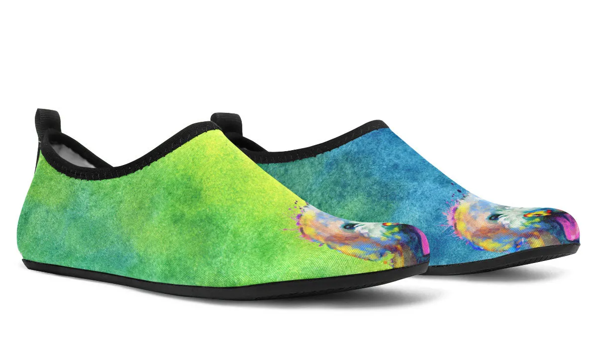 Rainbow Bishon Aqua Barefoot Shoes