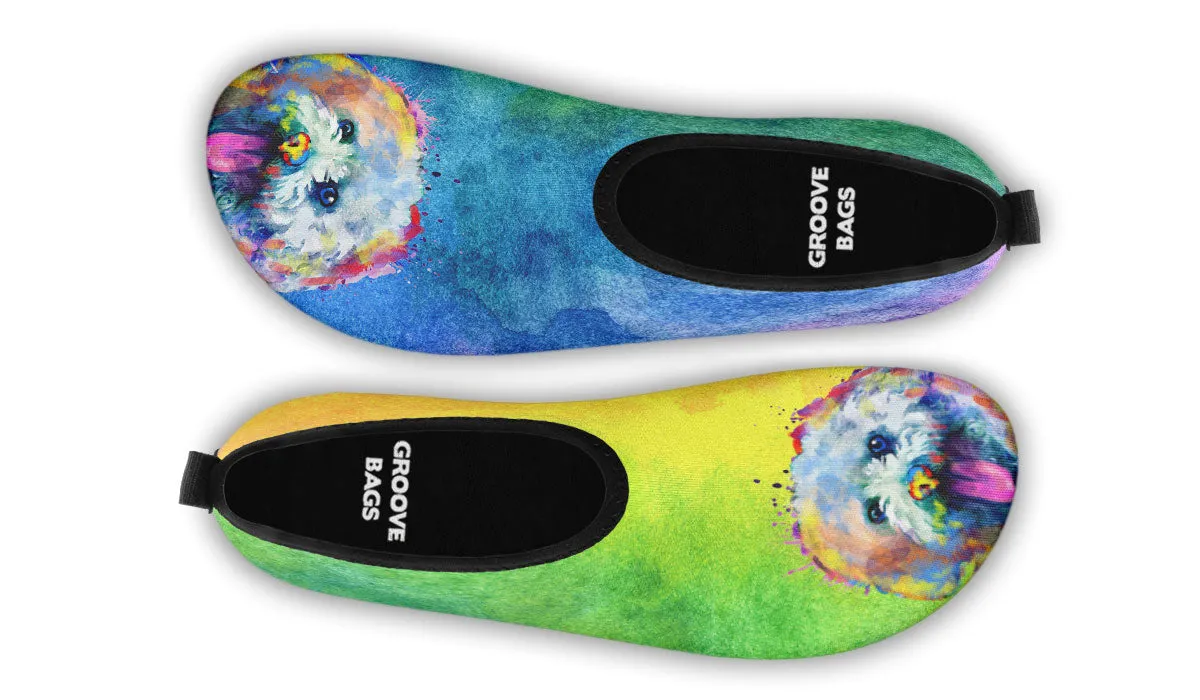 Rainbow Bishon Aqua Barefoot Shoes