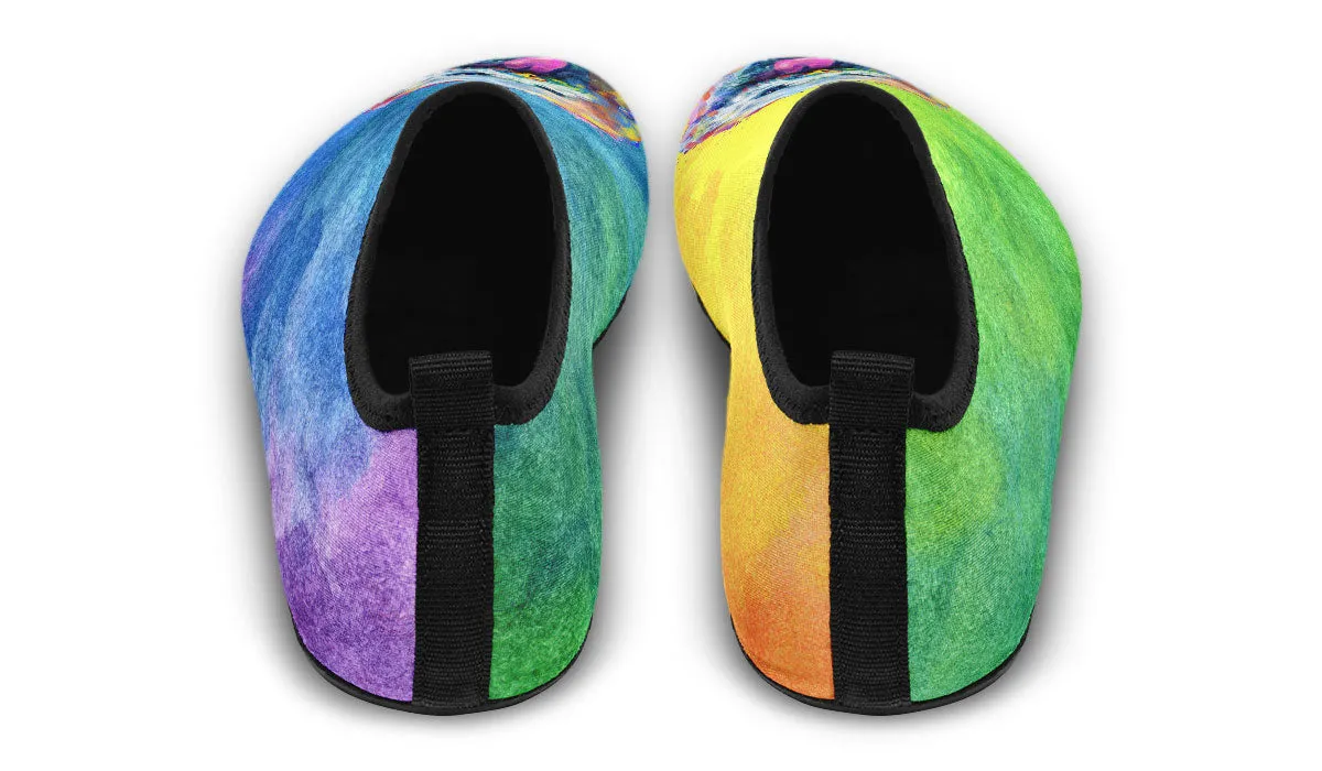 Rainbow Bishon Aqua Barefoot Shoes
