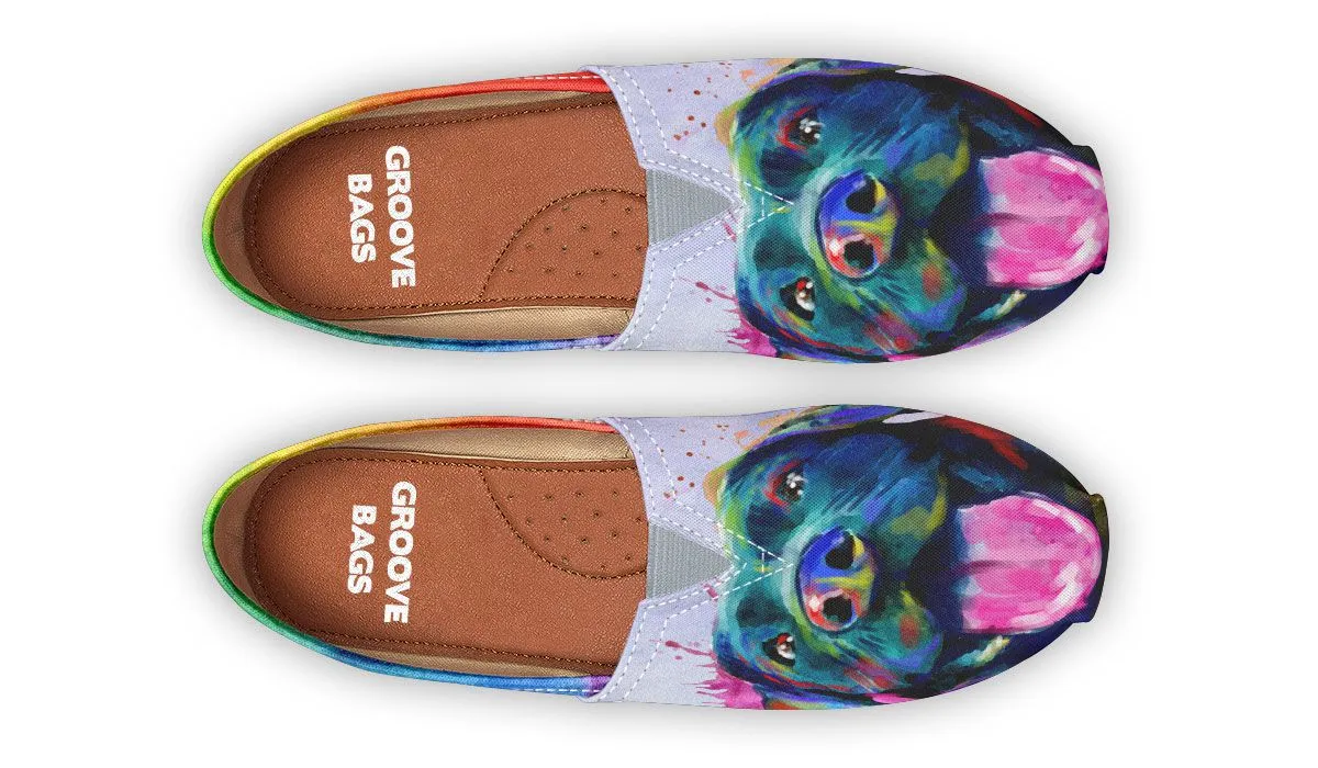 Rainbow Black Lab Casual Shoes