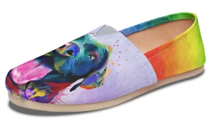 Rainbow Black Lab Casual Shoes