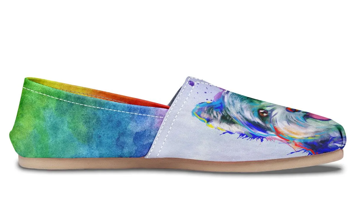 Rainbow Yorkie Casual Shoes