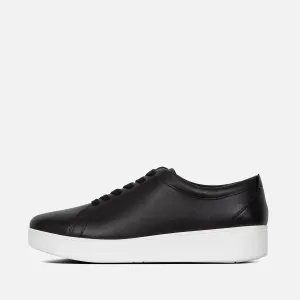 Rally Black Leather Sneaker