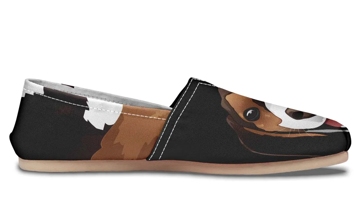 Real Beagle Dog Casual Shoes