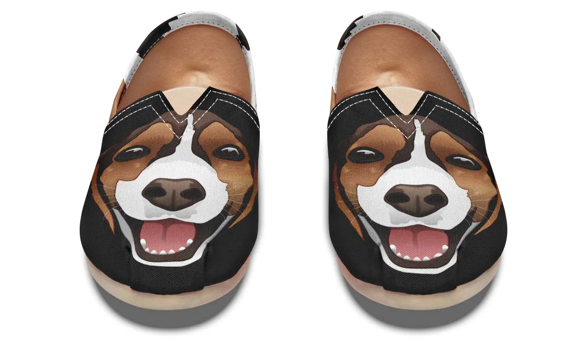 Real Beagle Dog Casual Shoes