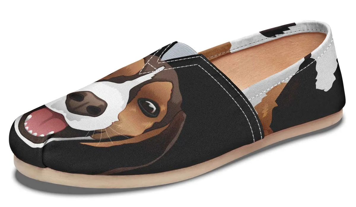 Real Beagle Dog Casual Shoes
