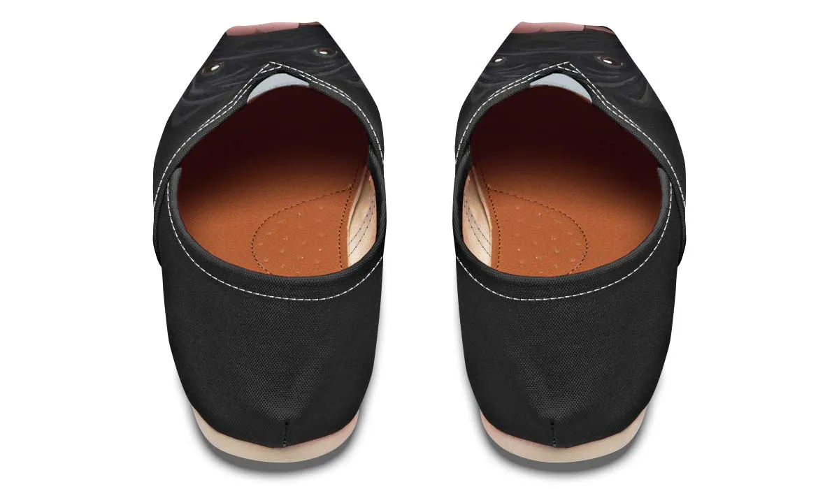 Real Black Pug Casual Shoes